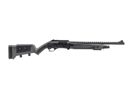 Panzer Arms PAFS1PROFSGRA FS1 Pro 12 Gauge Semi-Auto 3" 4+1 20" Black Shrouded Barrel, Gray Cerakote Receiver w/Picatinny Rail, M-LOK Handguards, Black Adj Cheekrest Synthetic Stock, Picatinny Rail Fo