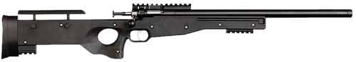 Crickett KSA2150-BLK Precision  Full Size 22 LR Single Shot 16.10" Blued Threaded Bull Barrel, Blued Crickettinny Rail Steel Receiver, Black Synthetic Adj LOP Stock                                    