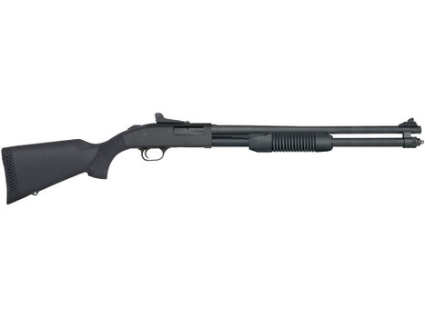 Mossberg 50699 590 Persuader 20 Gauge 8+1 3" 20" Cylinder Bore Barrel, Matte Blued Metal Finish, Drilled & Tapped Receiver, Ghost Ring Sight, Synthetic Stock