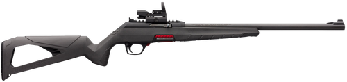 Winchester Repeating Arms 521104102 Wildcat Combo Full Size 22 LR 10+1 18" Matte Blued Sporter Barrel, Picatinny Rail Matte Black Polymer Receiver, Gray Synthetic Stock, Reflex Red Dot, Ambidextrous  