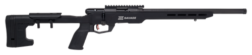 Savage Arms 70248 B Series Precision Full Size 22 LR 10+1 18" Matte Black Heavy Threaded Barrel, Matte Black Picatinny Rail Carbon Steel Receiver, Matte Black MDT ACC Chassis Aluminum Stock, Black Pol