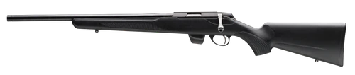 Tikka JRT1X409 T1X MTR Full Size 17 HMR 10+1 20" Black Threaded Barrel, Black Drilled & Tapped Stainless Steel Receiver, Black Fixed Synthetic Stock, Left Hand                                         