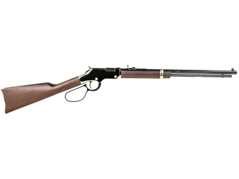 Henry H004L Golden Boy Large Loop Full Size 22 S/L/LR, 20" Blued Octagon Barrel, Brasslite Brass Drilled & Tapped Receiver, American Walnut Fixed Stock, Right Hand