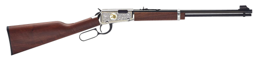 Henry H00125 Classic 25th Anniversary 22 Short, 22 Long, 22 LR 15LR/17L/21Short 18.50" Blued Barrel, Nickel-Plated Rec, Semi-Fancy American Walnut Stock                                                