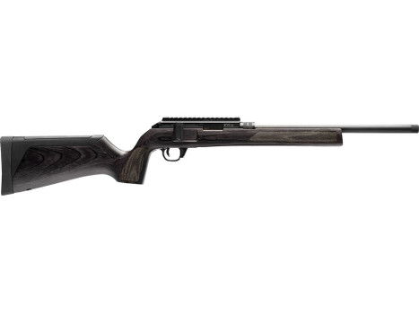 Hammerli Arms 5800300 Force B1 22 LR 10+1 16.10" Matte Black Steel Threaded Barrel, Picatinny Rail Black Steel Receiver, Adjustable All Weather Gray Wood Stock
