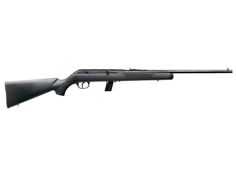 Savage Arms 40203 64 F Full Size 22 LR 10+1 21" Matte Black Sporter Barrel, Matte Black Grooved Carbon Steel Receiver, Matte Black Fixed Synthetic Stock, Right Hand