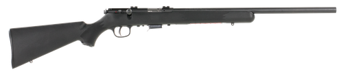 Savage Arms 93200 93 FV Full Size 22 WMR 5+1 21" Matte Black Heavy Barrel, Matte Black Drilled & Tapped Carbon Steel Receiver, Matte Black Fixed Synthetic Stock, Right Hand                            