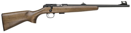 CZ-USA 02335 CZ 457 Scout Youth 22 LR 1rd 16" Black Nitride Steel Threaded Barrel Black Nitride Steel Receiver Beechwood Fixed American Style Stock Right Hand                                          