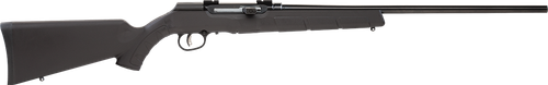 Savage Arms 47001 A Series Magnum Full Size 17 HMR 10+1 22" High Luster Button Rifled Barrel, High Luster Drilled & Tapped Carbon Steel Receiver, Matte Black Fixed Synthetic Stock, Right Hand         