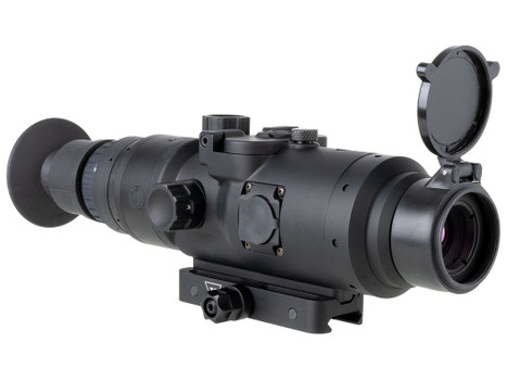 Trijicon EO HUNTER243 IR-Hunter 24-3 Thermal Matte Black 1.2-9.6x 24mm Multi Reticle 1x-8x Zoom, 640x480, 12 Microns, 60Hz Resolution