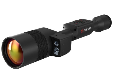ATN TIWST51275LRF Thor 5 XD LRF Thermal Rifle Scope Black Anodized 3-30x Smart Mil Dot Reticle, Zoom 1280x1024 12 Micron 60 fps Resolution, Features Laser Rangefinder