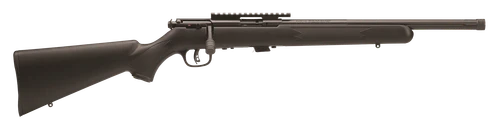 Savage Arms 96699 93R17 FV-SR Full Size 17 HMR 5+1 16.50" Matte Black Heavy Threaded Barrel, Matte Black Picatinny Rail Carbon Steel Receiver, Matte Black Fixed Varmint Synthetic Stock, Right Hand    
