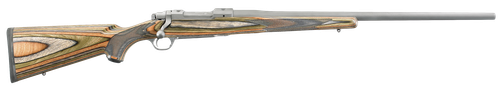 Ruger 47108 Hawkeye Predator Full Size 6.5 Creedmoor 4+1 24" Matte Stainless Steel Barrel, Receiver w/Integral Scope Mount, Green Mountain Fixed Laminate Stock, Right Hand                             