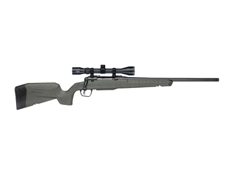 Savage Arms 33165 Axis 2 XP w/Optic 308 Win 4+1 20" Matte Black Carbon Steel Threaded Barrel, Drilled & Tapped Receiver, OD Green Synthetic Fixed w/Pistol Grip Stock, 3-9x40mm Duplex Scope, Right Hand