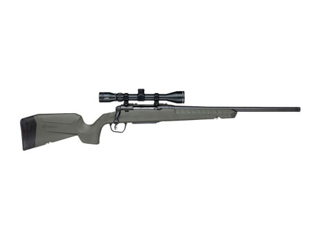 Savage Arms 33165 Axis 2 XP w/Optic 308 Win 4+1 20" Matte Black Carbon Steel Threaded Barrel, Drilled & Tapped Receiver, OD Green Synthetic Fixed w/Pistol Grip Stock, 3-9x40mm Duplex Scope, Right Hand