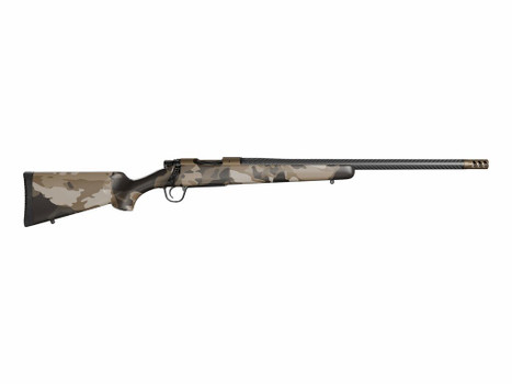 Christensen Arms 8010653000 Ridgeline FFT Full Size 7mm PRC 3+1 22" Carbon Fiber Threaded Barrel, Burnt Bronze Cerakote Steel Drilled & Tapped Receiver, Barren Dune Camo Fixed Carbon Fiber Stock