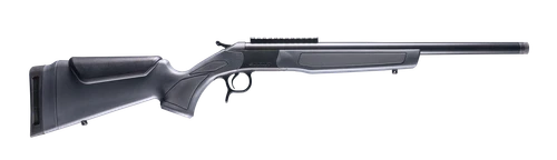 CVA CR4448 Scout  22 Creedmoor 1rd 16.50" Matte Blued Threaded Barrel & Receiver w/DuraSight Rail, Stealth Gray Synthetic Stock                                                                         