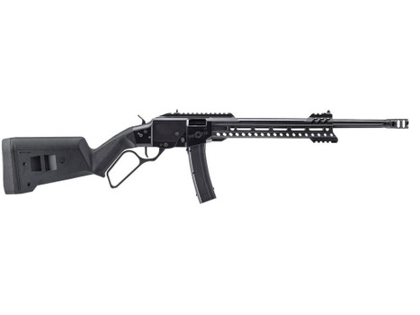 Patriot Ordnance Factory 02543 Tombstone 9mm Luger 20+1 16.50" Black Fluted Threaded Barrel, Black Aluminum Receiver w/Picatinny Rail, M-LOK Handguard, Magpul SGA Black Synthetic Stock