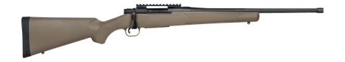 Mossberg 28252 Patriot Predator 450 Bushmaster 4+1 20" Matte Blued Fluted Threaded Barrel, Receiver w/ Picatinny Rail, Flat Dark Earth Fixed Synthetic Stock                                            