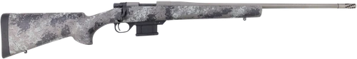 Howa HMFN6ARCGL 1500 Fence Line 6mm ARC 5+1 22" Tungsten Cerakote Threaded Barrel, Tungsten Cerakote Aluminum Drilled & Tapped Receiver, Gray Light Camo Fixed Synthetic Stock, Right Hand              