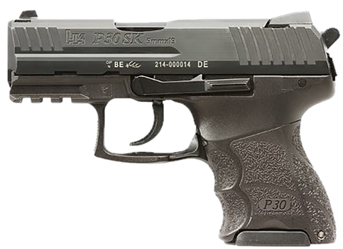 HK 81001108 P30SK V3 Sub-Compact Frame 9mm Luger 10+1 3.27" Black Steel Barrel, Black Cerakote Serrated Steel Slide, Black Polymer Frame w/Picatinny Rail, Ambidextrous                                 