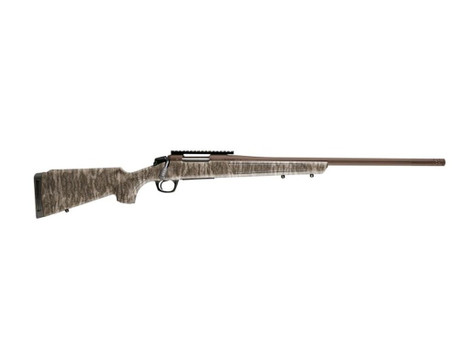 CVA CR3991MOBL Cascade XT 300 Win Mag 3+1 24" Midnight Bronze Cerakote Fluted Threaded Steel Barrel & Receiver w/Picatinny Rail, Mossy Oak Bottomland Adjustable Synthetic Stock, Right Hand