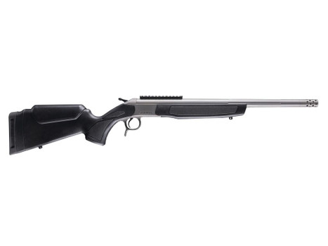 CVA CR4437S Cascade Takedown 308 Win 1rd 20" Matte Stainless Steel Threaded Barrel & Receiver w/Picatinny Rail, Black Synthetic Stock