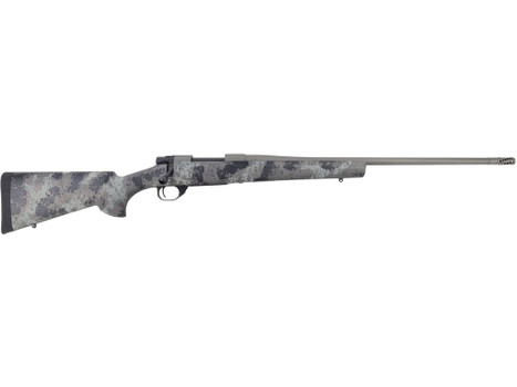 Howa HMFN6ARCHBGL 1500 Fence Line 6mm ARC 5+1 20" Tungsten Cerakote Threaded Barrel, Tungsten Cerakote Aluminum Drilled & Tapped Receiver, Gray Light Camo Fixed Synthetic Stock, Right Hand