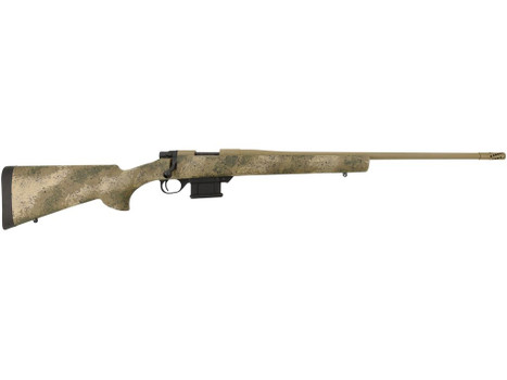 Howa HMFN65GRPR 1500 Fence Line 6.5 Grendel 5+1 22" Burnt Bronze Cerakote Threaded Barrel, Burnt Bronze Cerakote Aluminum Drilled & Tapped Receiver, Prairie Reaper Camo Fixed Synthetic Stock, Right Ha