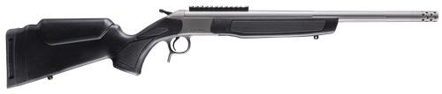 CVA CR4439S Scout Takedown 35 Whelen 1rd 22" Stainless Fluted Threaded Barrel, Stainless Steel Receiver w/Picatinny Rail, Adj Comb & LOP Black Synthetic Stock                                          