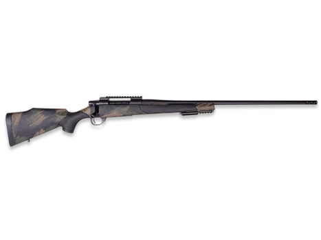 Weatherby VBS223RR18B Vanguard Black Hills 223 Rem 5+1 16" + 2" Matte Blued Heavy Threaded Barrel, Matte Blued Steel Receiver w/Picatinny Rail, Black w/Green & Tan Accents Peak 44 Monte Carlo Polymer