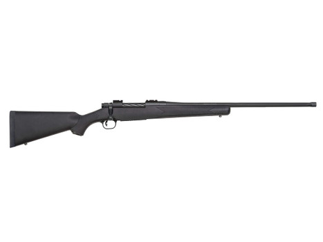 Mossberg 28234 Patriot Carbine 300 Win Mag 5+1 20" Matte Blued Threaded Bull Barrel, Matte Blued Drilled & Tapped Receiver, Fixed Black Synthetic Stock