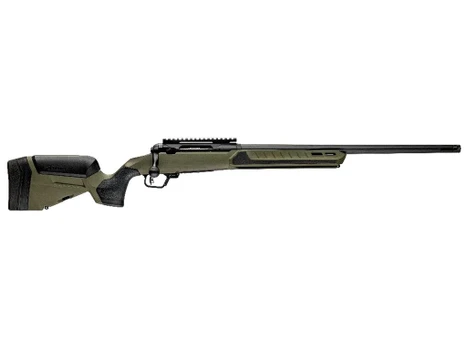 Savage Arms 32638 110 Core Predator Full Size 6.5 Creedmoor 10+1 22" Medium Heavy Fluted Barrel, Arca Rail Forend, Hunter Green AccuStock w/AccuFit V2 Synthetic Stock, Left Hand