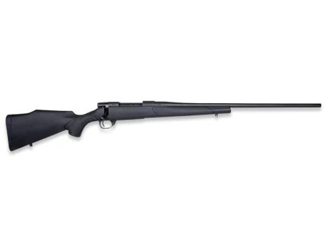 Weatherby VTX223RR16T Vanguard Obsidian 223 Rem 5+1 16" Blued Threaded Barrel, Blued Stainless Steel Drilled & Tapped Receiver, Black Monte Carlo Synthetic Stock
