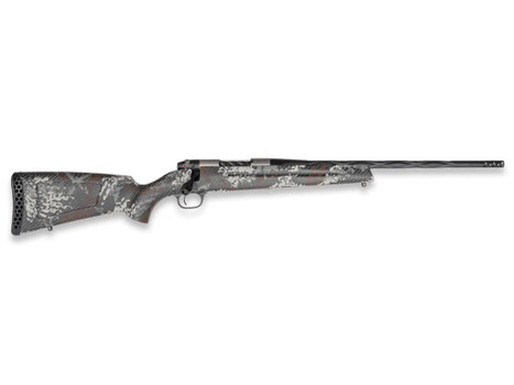 Weatherby MBP01N240WR3B Mark V Capra 240 Wthby Mag 2+1 21" Graphite Black Cerakote Fluted Threaded Barrel Titanium Receiver Drilled & Tapped Receiver Exposed Carbon w/Gray, White & Rust Sponge Accents