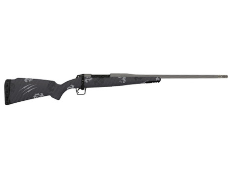 Fierce Firearms TWROG7PRC20GP Twisted Rogue 7mm PRC 20" Tungsten Cerakote Steel Threaded Barrel, Drilled & Tapped Steel Receiver, LR Negative Comb Phantom Camo Carbon Fiber Stock
