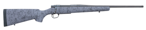 Howa HHSSL308GRY 1500 Superlite Gen2 Full Size 308 Win 3+1 20" Black Threaded Barrel, Matte Blue Steel Drilled & Tapped Receiver, Gray w/Black Webbing HS Precision Synthetic Stock, Right Hand         