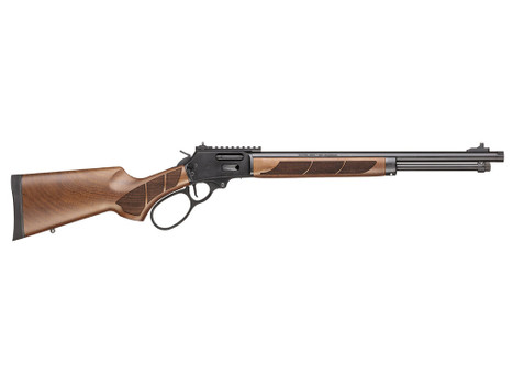 Smith & Wesson 13810 1854 357 Mag 10+1 19.25" Black Armornite Threaded Barrel, Black Armornite Picatinny Rail Stainless Steel Receiver, Fixed w/Textured Grip Panels Walnut Stock