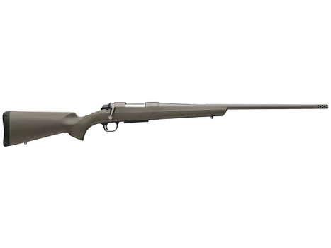 Browning 035842211 AB3 243 Win 4+1 22" Tungsten Cerakote Threaded Sporter Barrel, Tungsten Cerakote Drilled & Tapped Steel Receiver, Fixed w/Textured Grip Panels OD Green Composite Stock