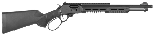 Smith & Wesson 14193 1854 Stealth Hunter 44 Rem Mag 8+1 16.30" Black Armornite Threaded Barrel, Black Anodized Aluminum Receiver w/Picatinny Rail, Fixed w/Textured Grip Panels Black Synthetic Stock   