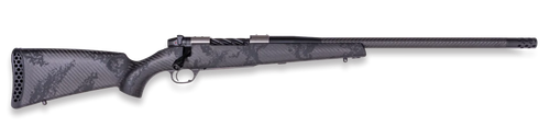 Weatherby MGT01N65RWR4B Mark V Backcountry Guide TI 6.5 WBY RPM 4+1 22" Graphite Black Cerakote Fluted Threaded Carbon Barrel, Titanium Drilled & Tapped Receiver, Exposed Carbon w/Carbide Black Accent