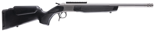 CVA CR4443S Scout Takedown 450 Bushmaster 1rd 22" Stainless Fluted Threaded Barrel, Stainless Steel Receiver w/Picatinny Rail, Adj Comb & LOP Black Synthetic Stock                                     