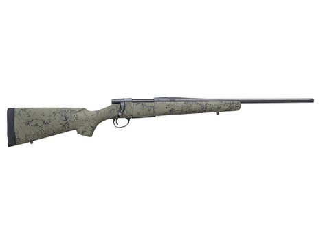 Howa HHSSL708ODG 1500 Superlite Gen2 Full Size 7mm-08 Rem 3+1 20" Black Threaded Barrel, Matte Blue Steel Drilled & Tapped Receiver, OD Green w/Black Webbing HS Precision Synthetic Stock, Right Hand