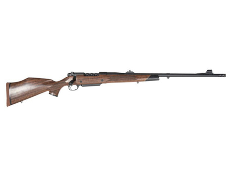 Weatherby MFT01N257WR6B Mark V Frontier Full Size 257 WBY Mag 3+1 24" + 2" Graphite Black Cerakote Threaded Barrel, Graphite Black Cerakote Steel Drilled & Tapped Receiver, Oiled Walnut Monte Carlo St