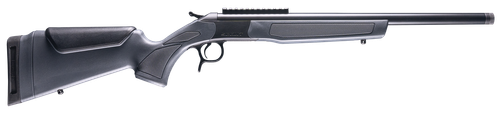 CVA CR4435 Scout  243 Win 1rd 20" Blued Threaded Barrel, Blued Picatinny Rail Receiver, Stealth Gray Fixed Synthetic Stock                                                                              