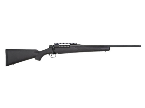 Mossberg 28235 Patriot Carbine 7mm PRC 3+1 20" Matte Blued Threaded Bull Barrel, Matte Blued Picatinny Rail Receiver, Black Fixed Synthetic Stock