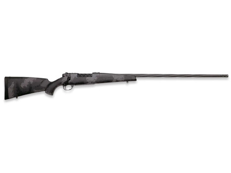 Weatherby MLW01N240WR6B Mark V Live Wild 240 Wthby Mag 4+1 24" Carbon Gray Cerakote Fluted Threaded Barrel, Drilled & Tapped Steel Receiver, Fixed Black & Gray Accents Polymer Stock, Right Hand