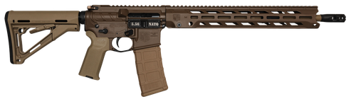 Diamondback DB1784K131 DB15  5.56 NATO 30rd 16" Black Nitride w/ FDE Cerakote Flat Dark Earth Cerakote 7075-T6 Aluminum Receiver Flat Dark Earth Magpul MOE K2 FDE Grip                                 