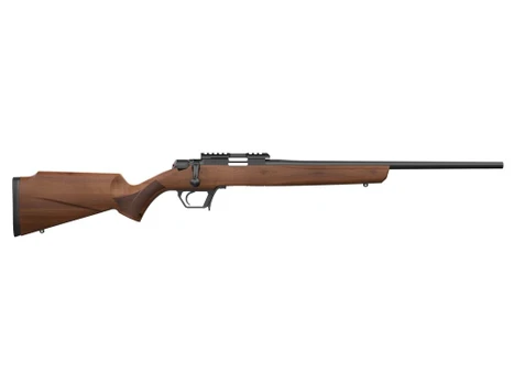 Retay USA ASD22-SWAL-16 Asend Hunter 22 LR 10+1 16" Black Heavy Barrel, Black Chrome Receiver w/Picatinny Rail, Turkish Walnut Fixed Stock