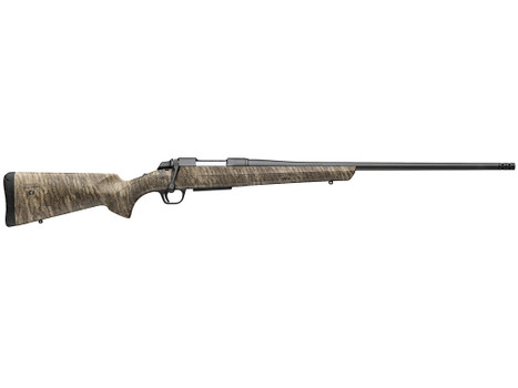 Browning 035841229 AB3 300 Win Mag 3+1 22" Matte Blued Threaded Sporter Barrel, Matte Blued Drilled & Tapped Steel Receiver, Fixed w/Textured Grip Panels Mossy Oak Bottomland Composite Stock
